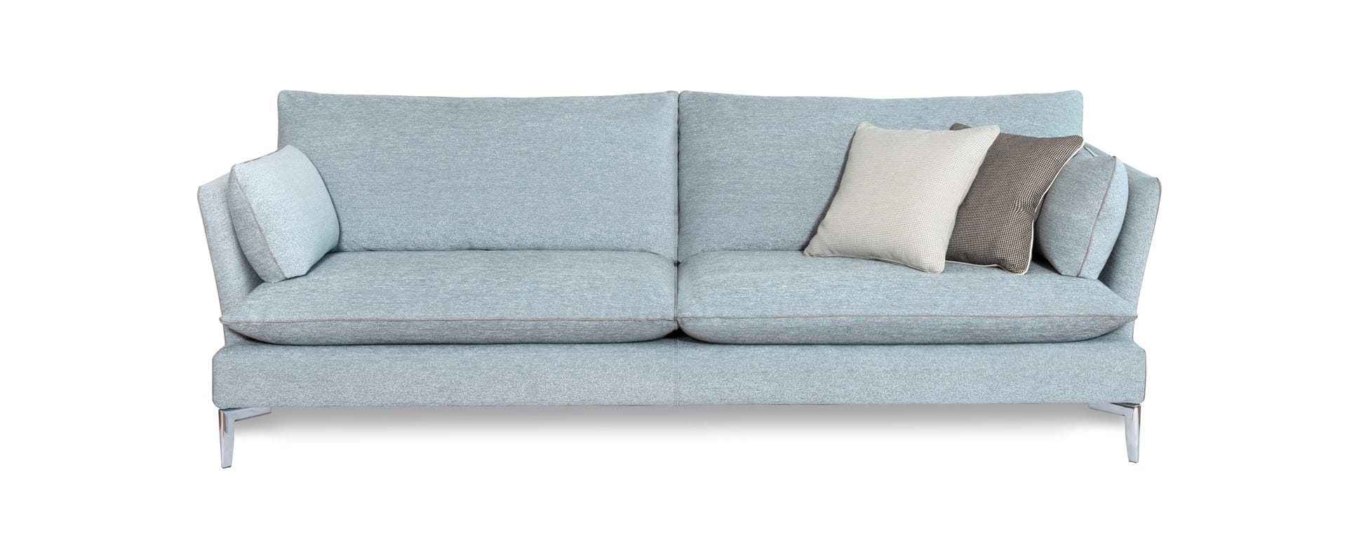 Divano moderno Joy azzurro