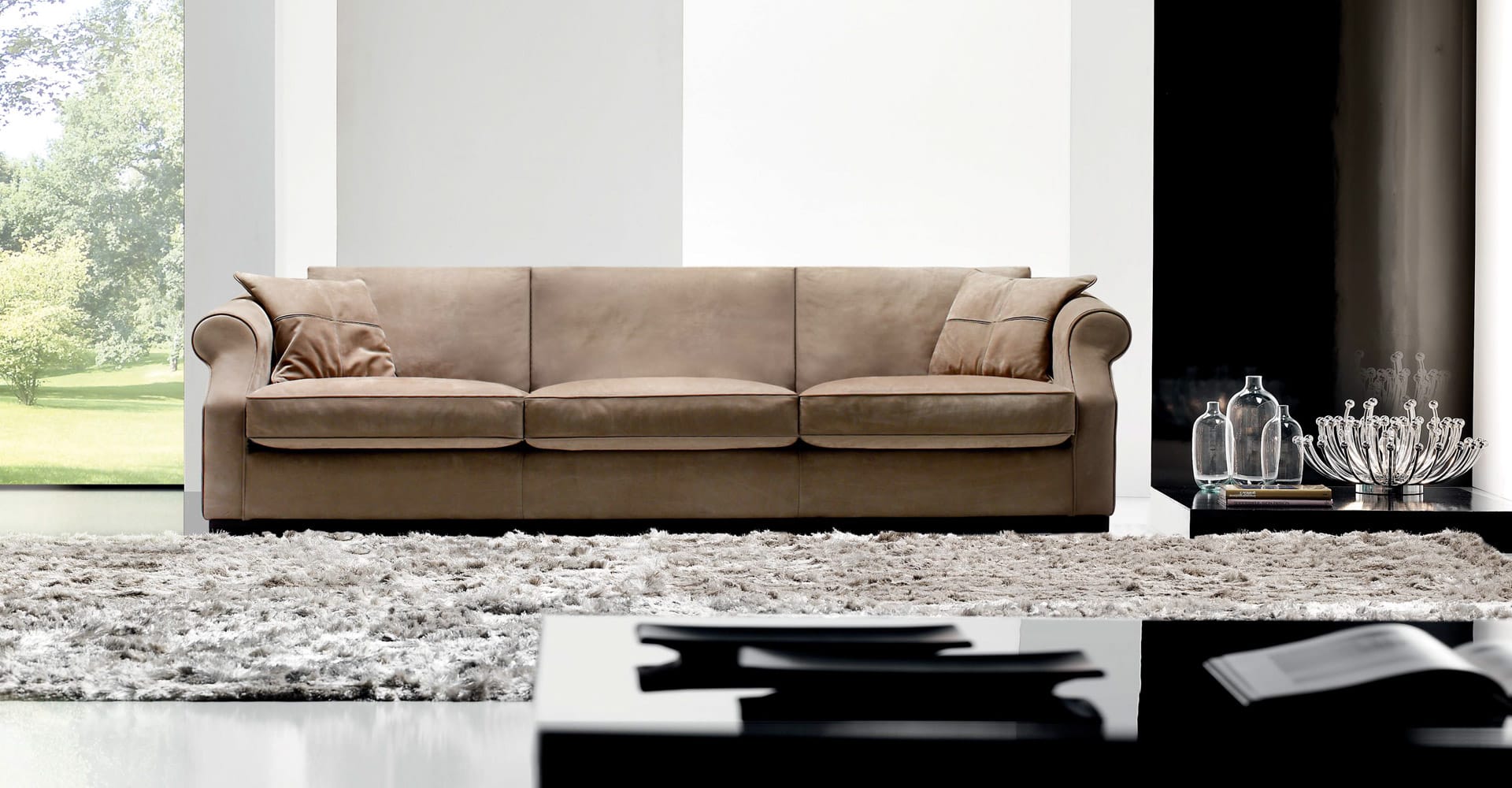 Divano moderno alexander alcantara