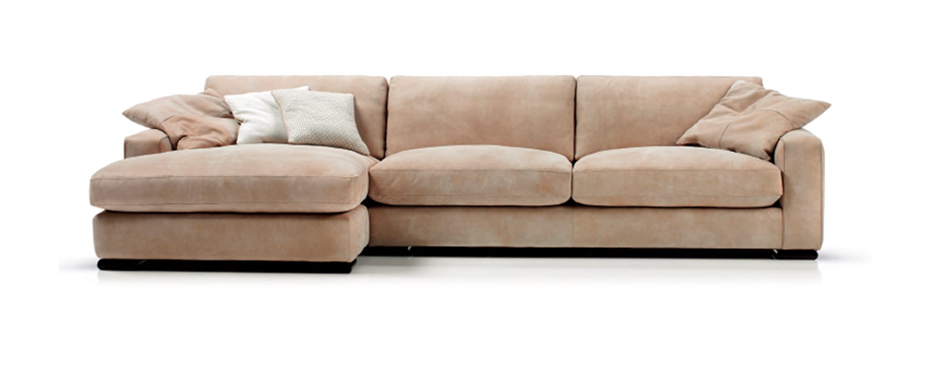 Divano moderno MAX pelle beige