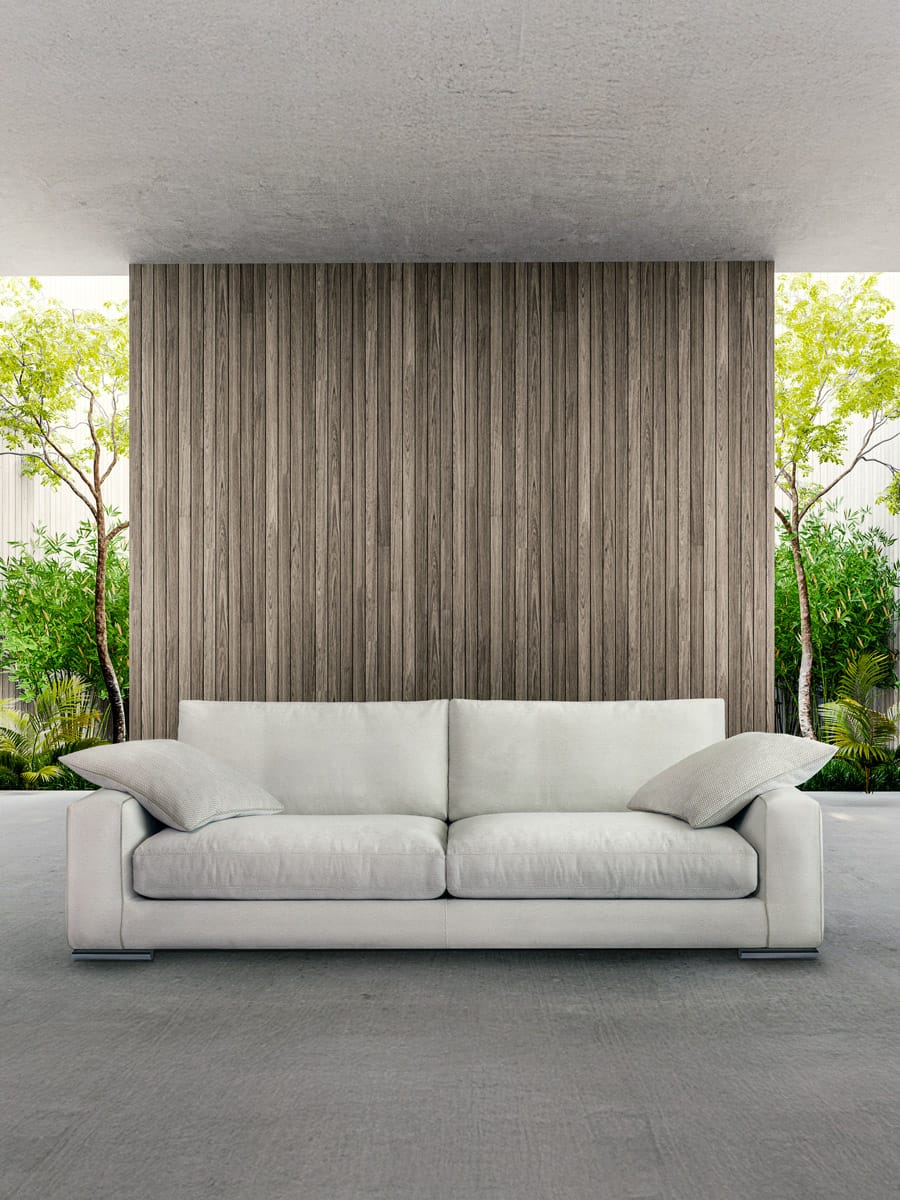 Divano moderno MAX beige frontale