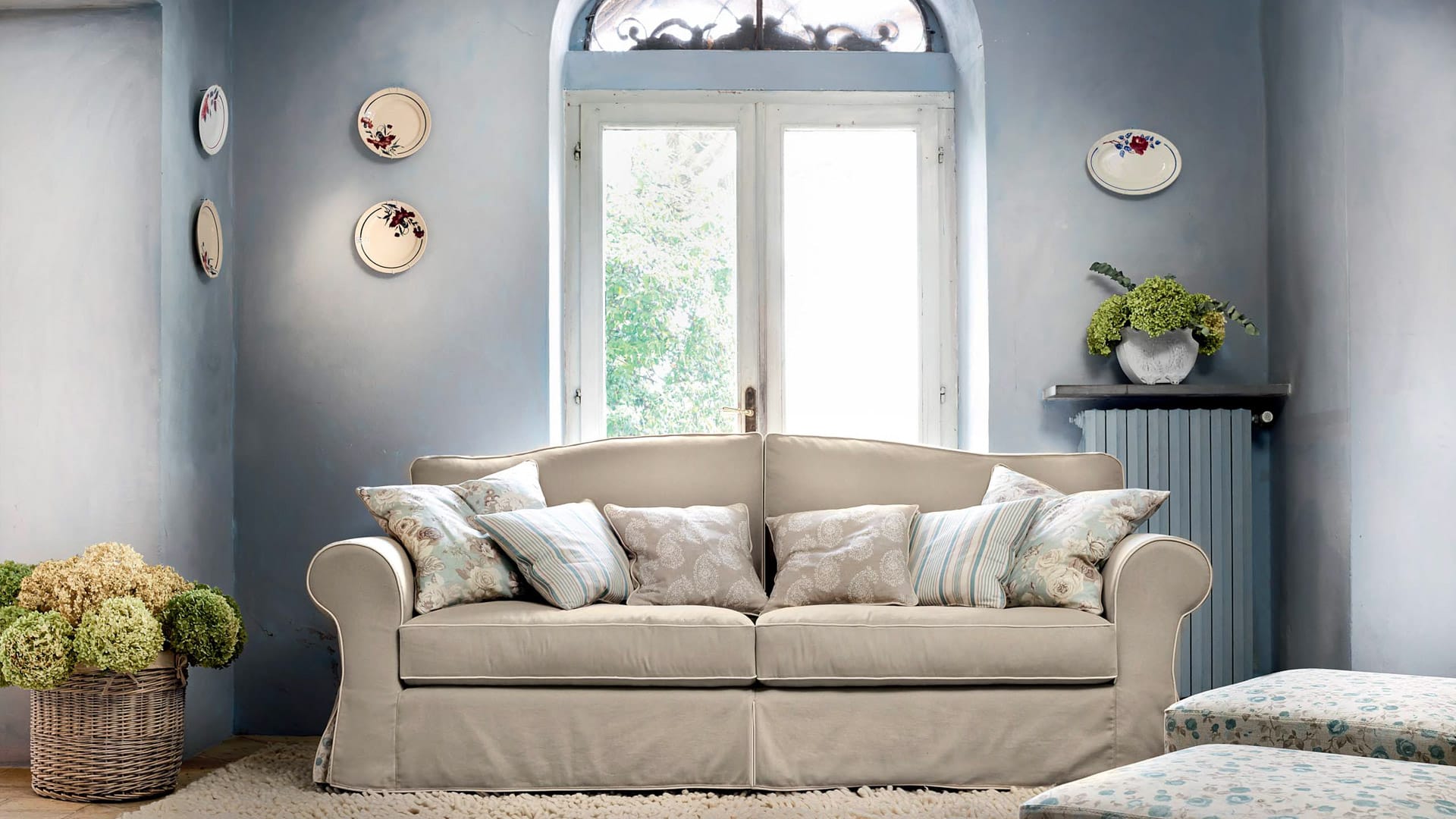 Divano moderno parisienne beige