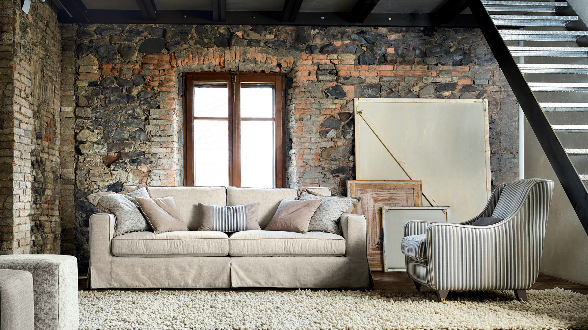 Divano moderno new-orleans beige