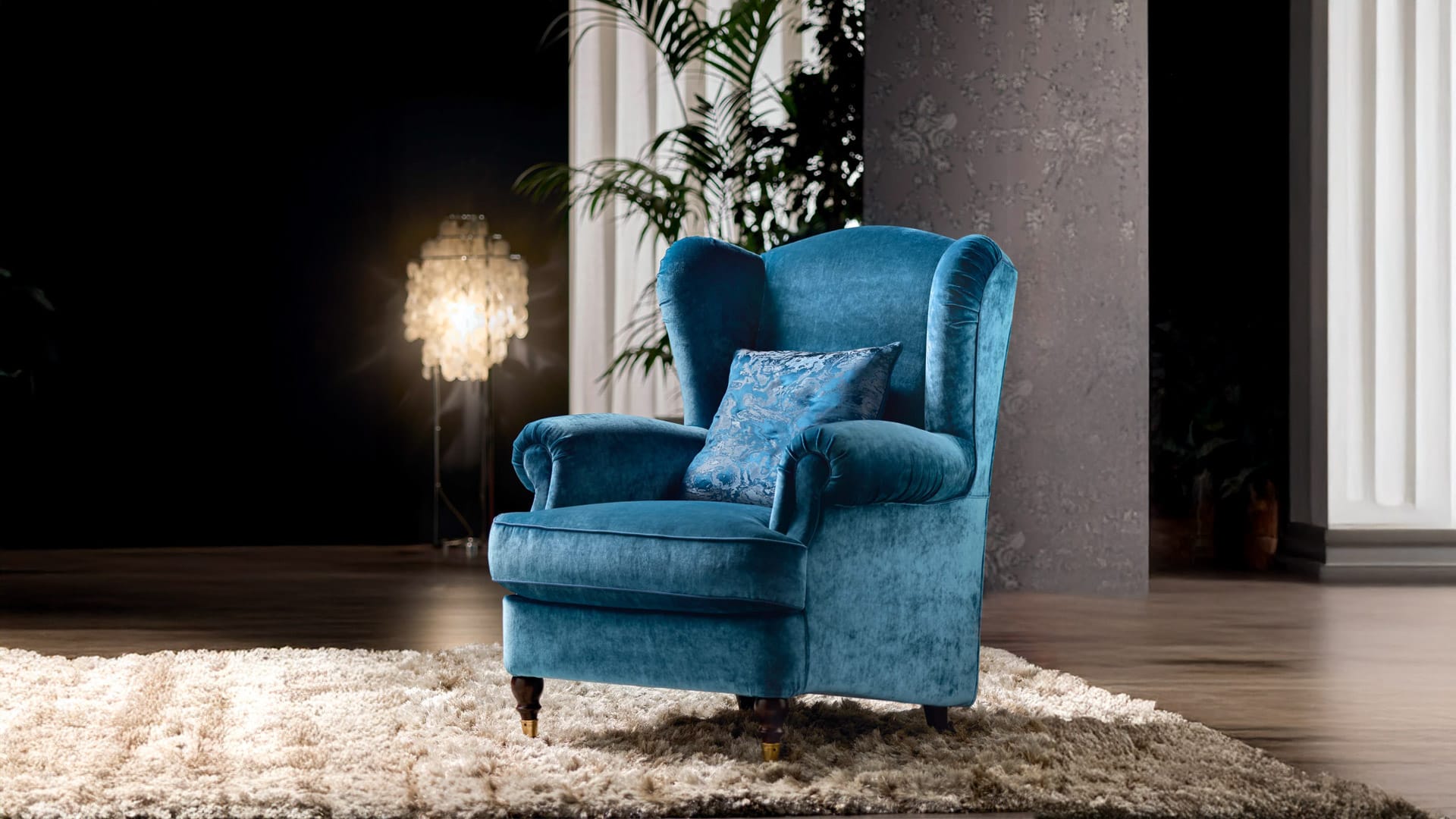 Poltrona bergy bluette