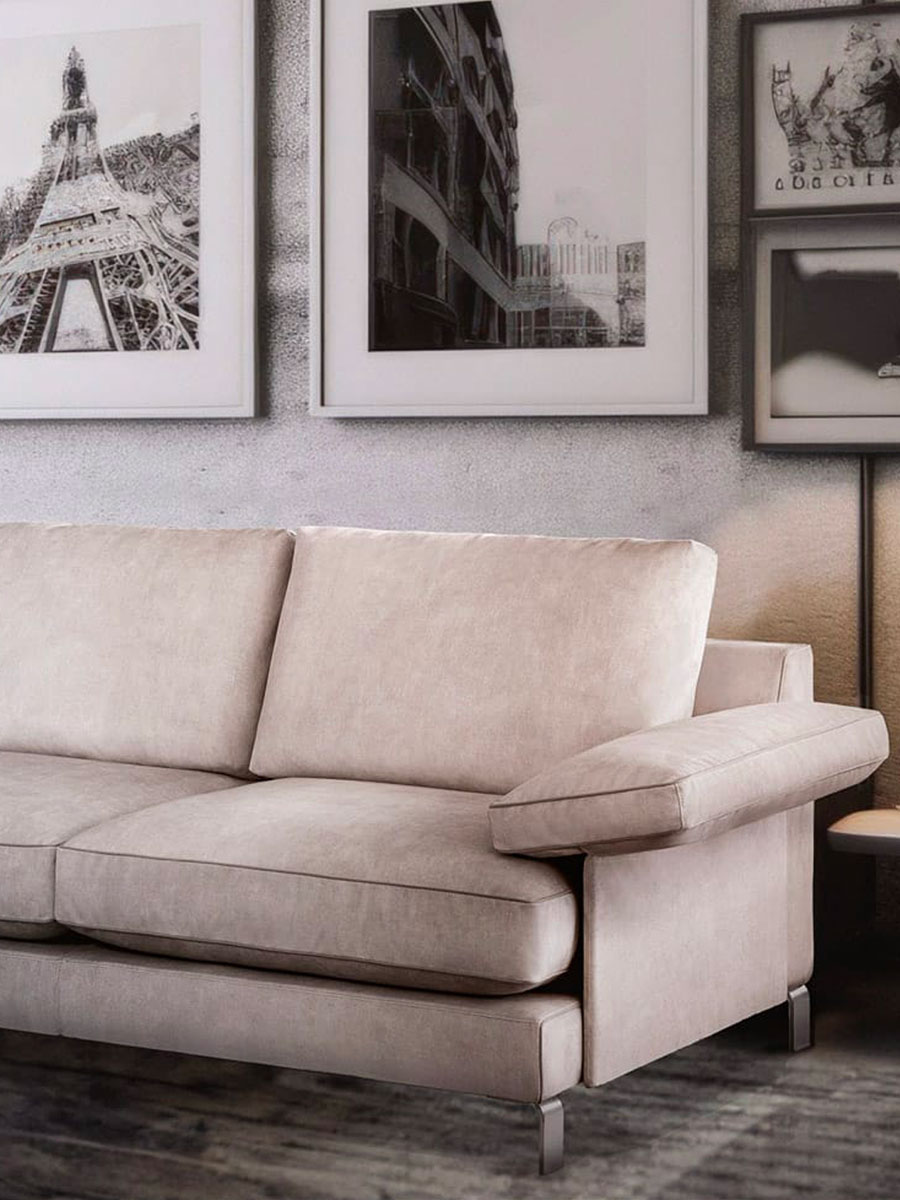 Divano moderno airone bianco