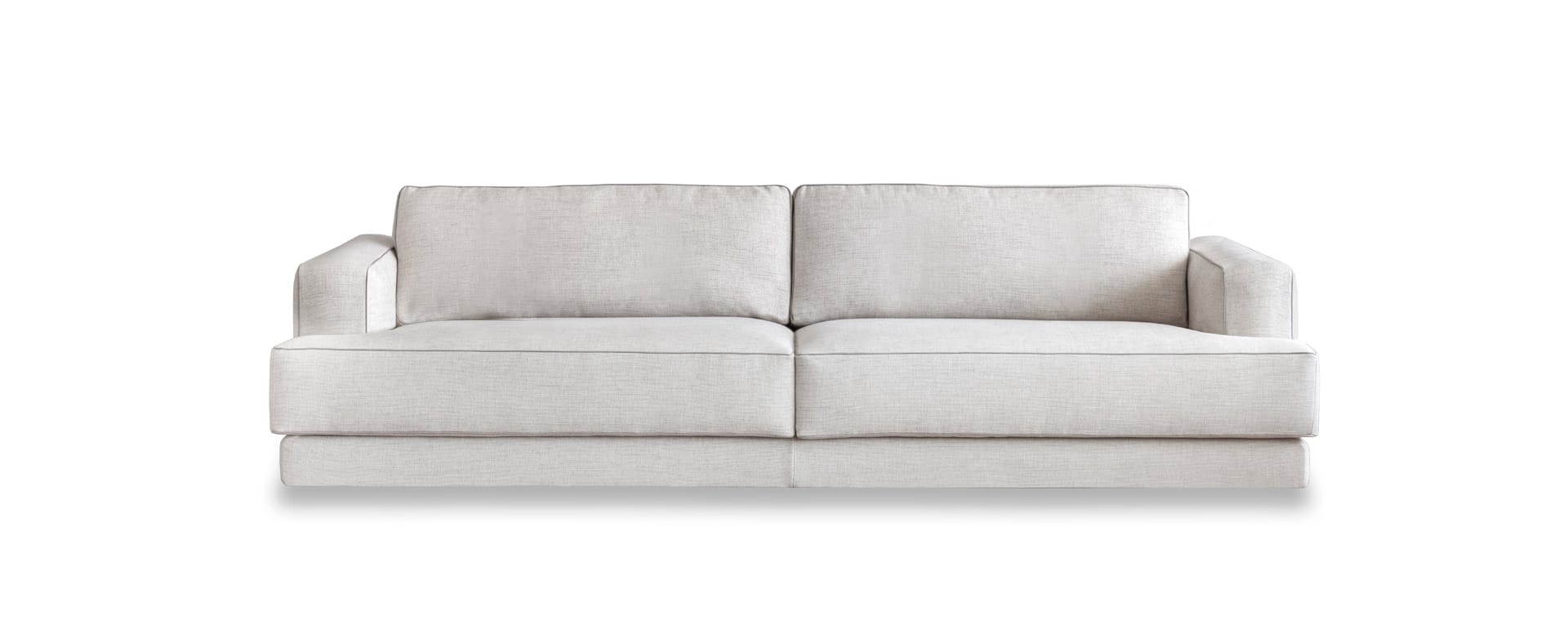 Divano moderno scott bianco 2
