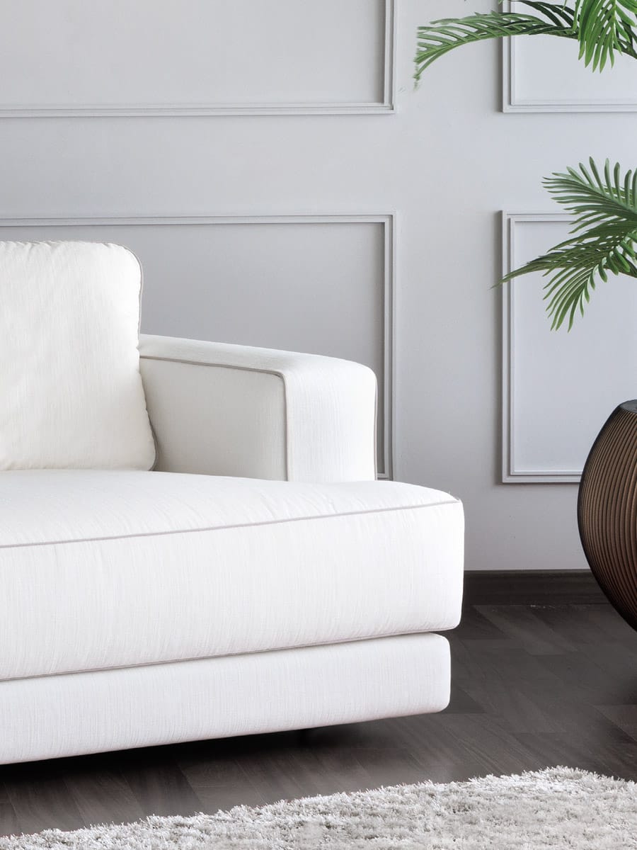 Divano moderno scott grigio