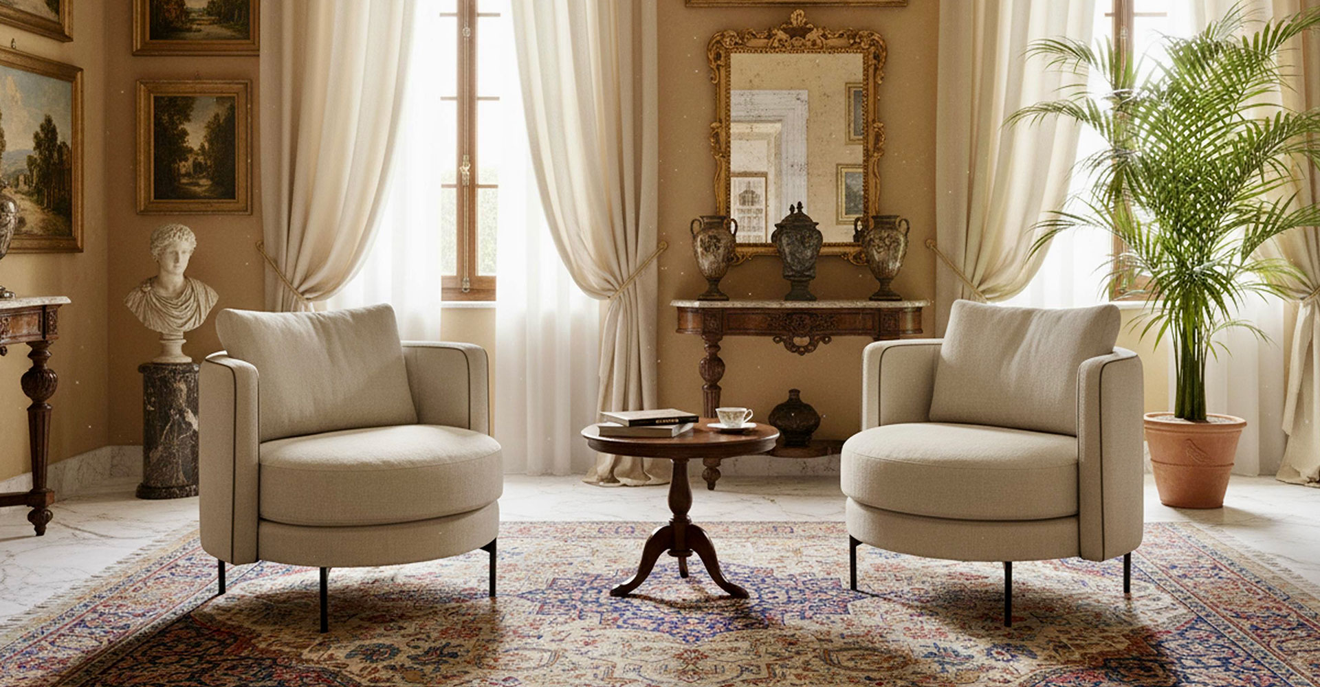 Poltrona Ellis ambiante classico